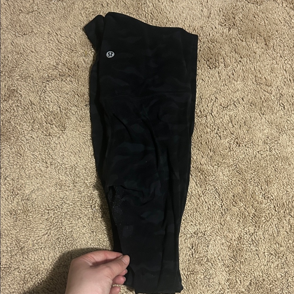 lululemon athletica Black camo Leggings